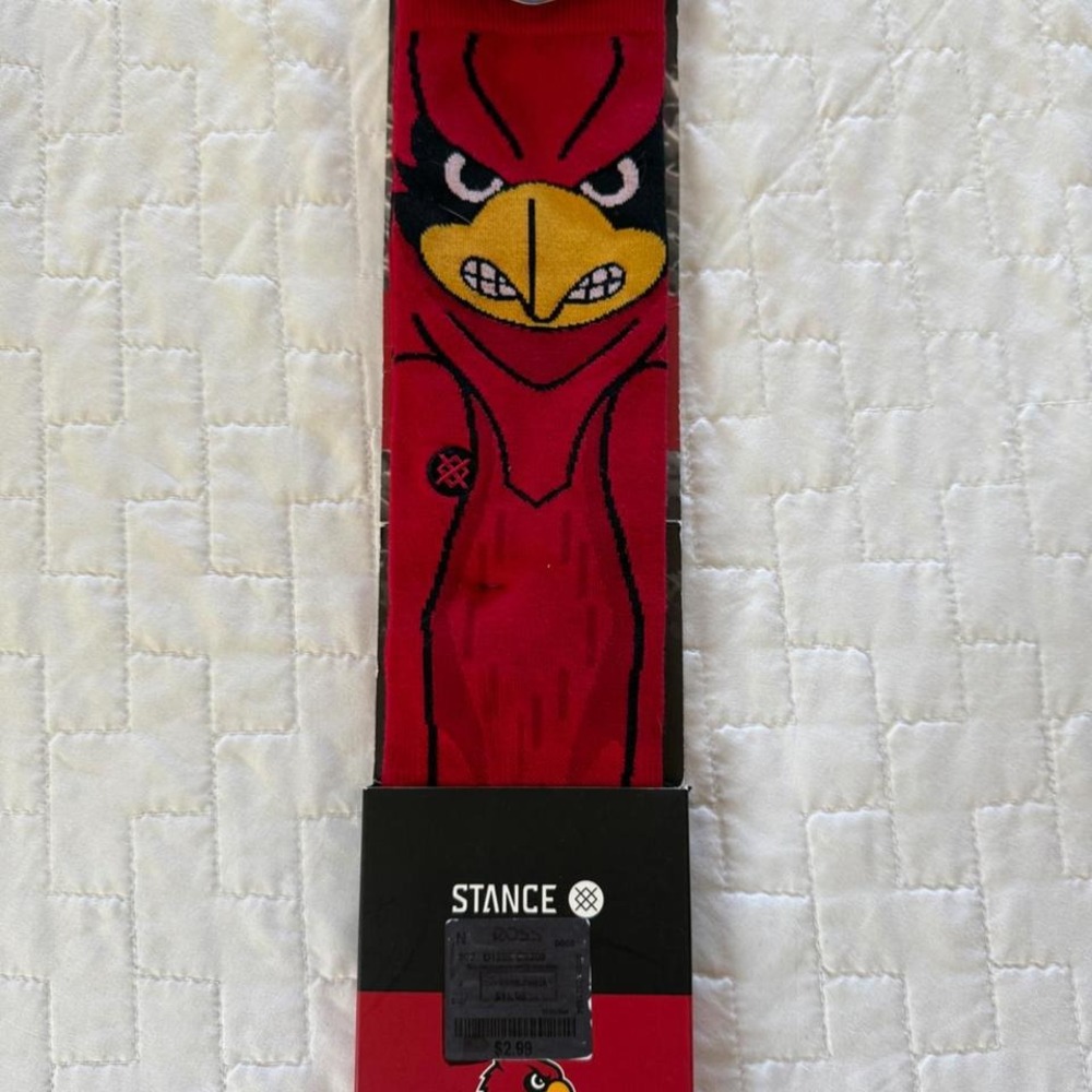 Stance‎ University of Louisville The Cardinal Mascot Red Socks